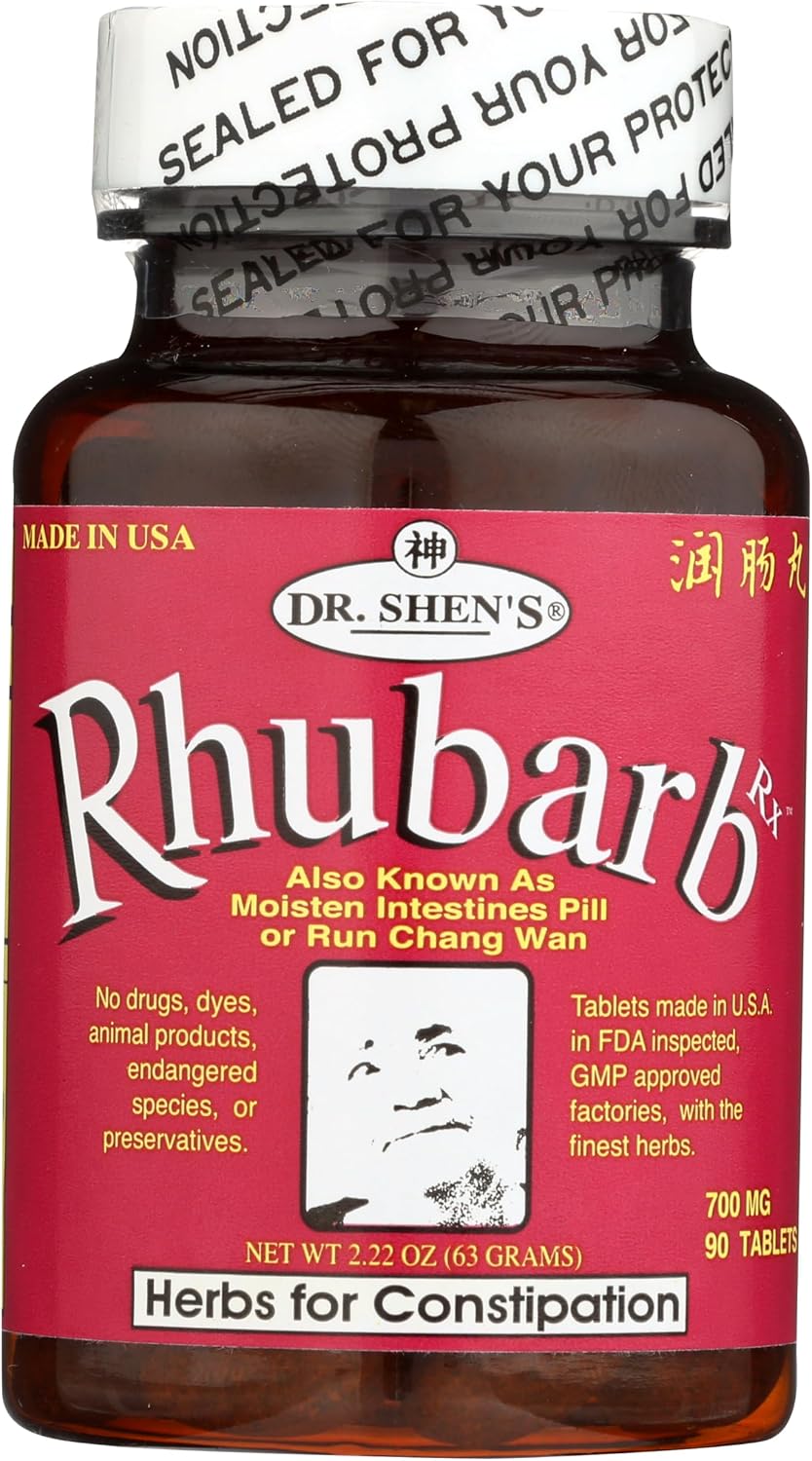 DR. SHEN'S Rhubarb Pills - 90 Tablets - görsel 1