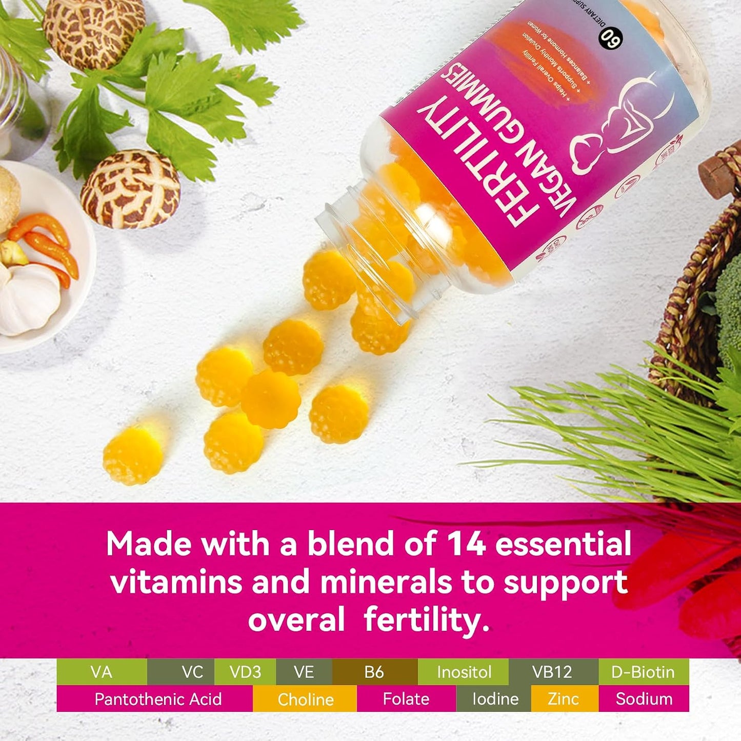 Aromlife Fertility Gummies for Women – 60 Gummies - görsel 2