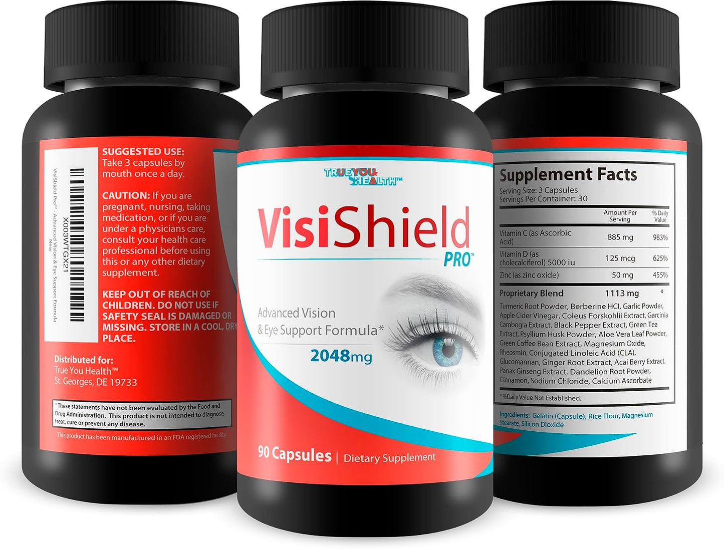 VisiShield Pro - Vision Supplement - Advanced Vision and Eye Support Formula - Promote Macula, Retina, and Ocular Health - Support Clear Vision - Antioxidant Eye Cell Support - Help Reduce Blurred Vision - görsel 4