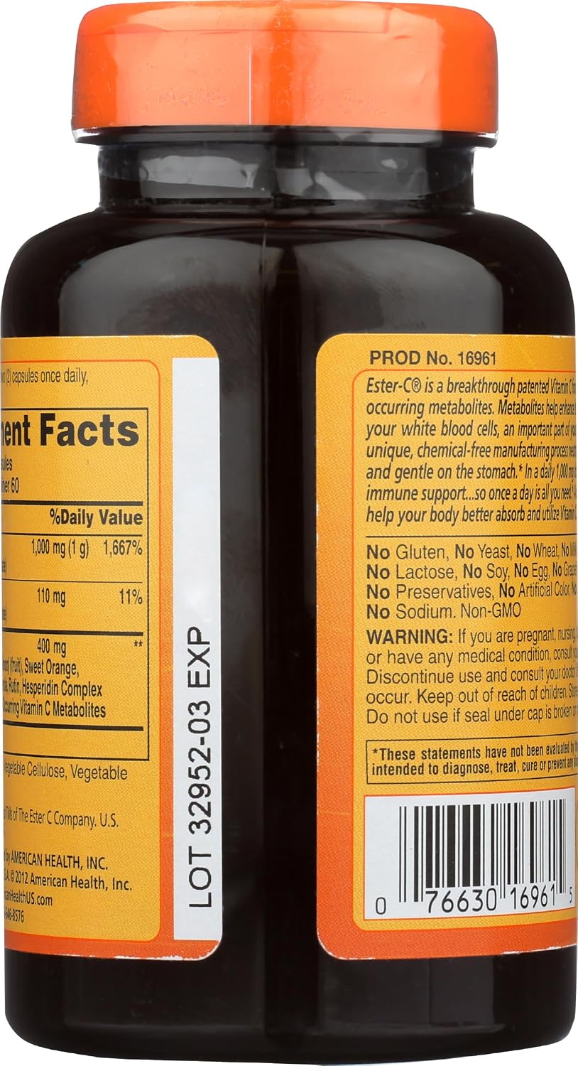 Ester-Vitamin C with Citrus Bioflavonoids 500mg 120 Capsules - görsel 3