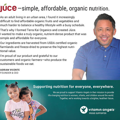 Terra Kai Organics JUCE Reds Organic Superfood Powder - Garden Berry Flavour