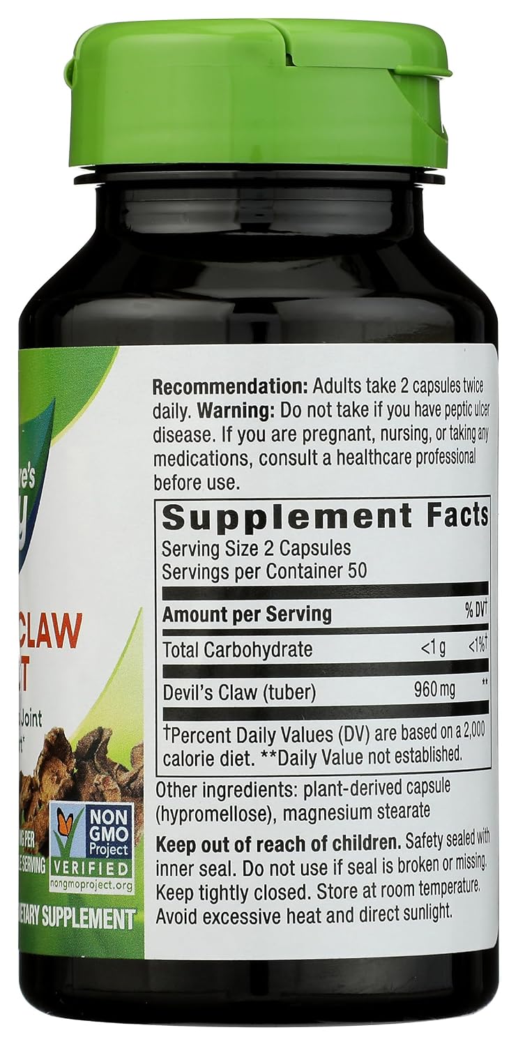 Nature's Way, Devil's Claw Root, 100 Capsules - görsel 7