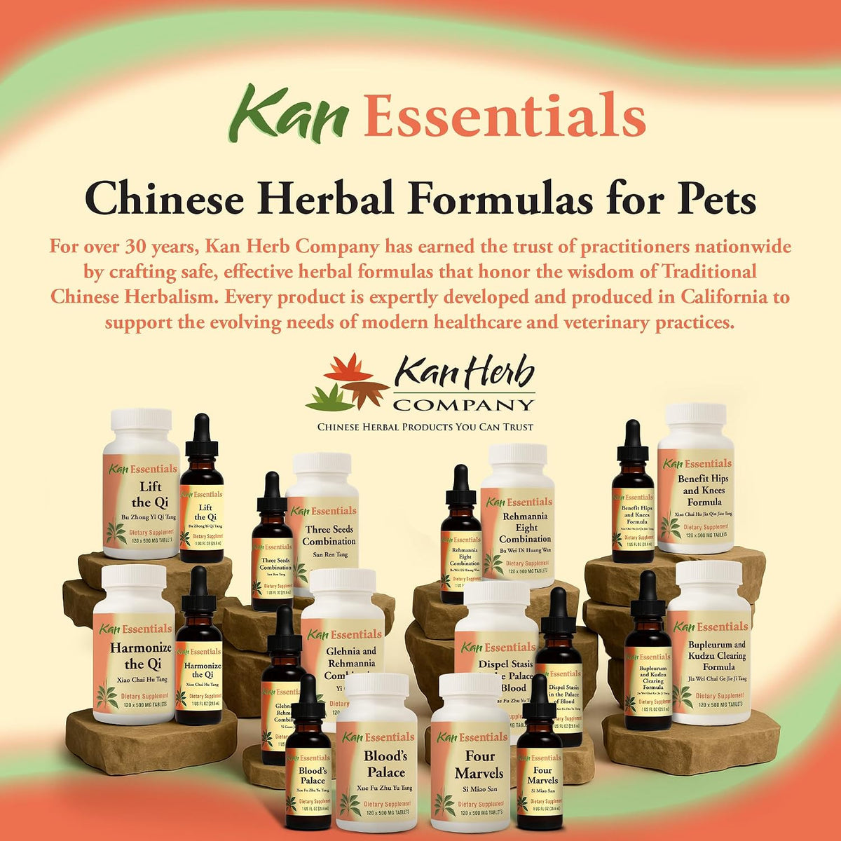 Kan Herb Company Four Marvels – Traditional Chinese Herbal Blend for Dogs and Cats, Liquid Supplement, 30 ml - görsel 6