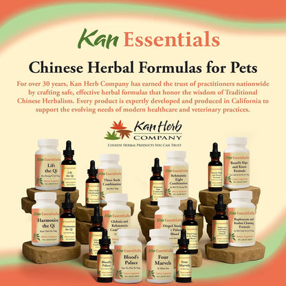 Kan Herb Company Four Marvels – Traditional Chinese Herbal Blend for Dogs and Cats, Liquid Supplement, 30 ml