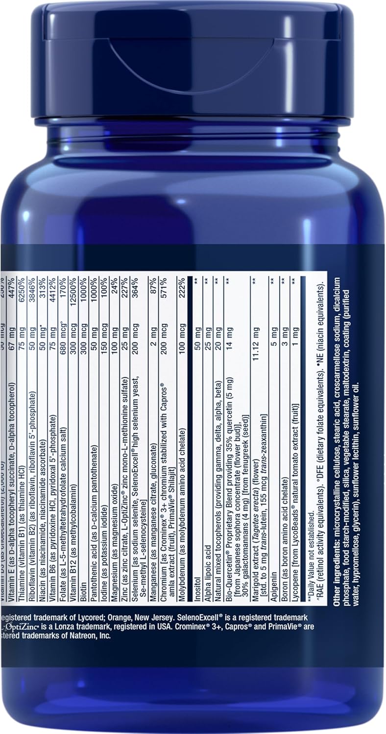 Life Extension Two-Per-Day Multivitamin - 120 Tablets - görsel 3
