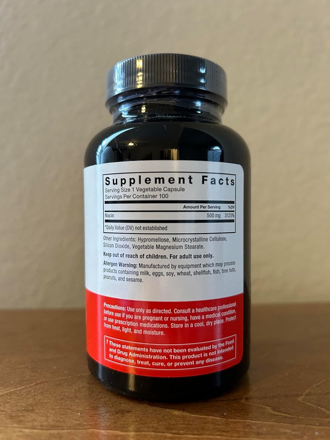 Force Factor Niacin 500mg – Vitamin B3 Supplement for Energy & Circulation Support - görsel 10