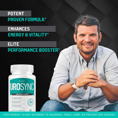 (5 Pack) UroSync Capsules - Official UroSync for Men Pills Food Supplement Support All Natural Ingredients, UroSyncPro Premium Advanced Formula, UroSynic for Daily Wellness, 300 Capsules for 5 Months
