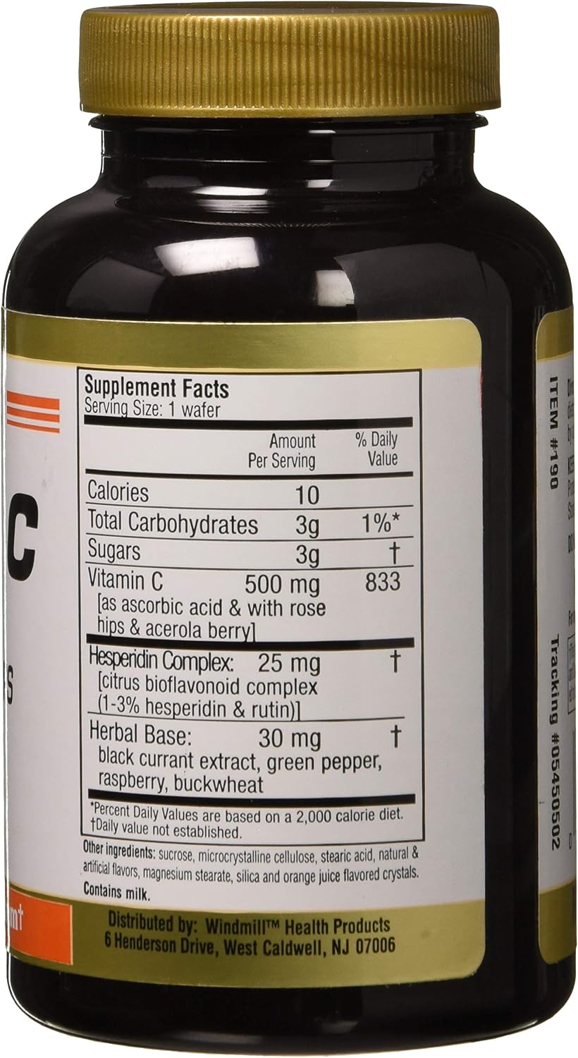 Windmill Vitamin C 500 mg Chewable Wafers with Acerola - görsel 2