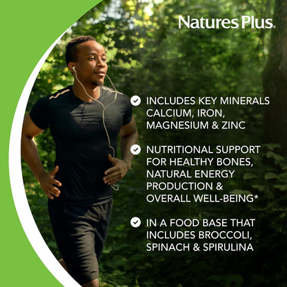 NaturesPlus Ultra-Mins - Multi Mineral Complex with Calcium, Iron, Magnesium & Zinc - Vegan, Gluten Free