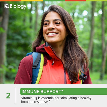 IQ BIOLOGY Liquid Vitamin D3 10000 IU – USDA Organic Vitamin D Drops with MCT Oil (60 ml)