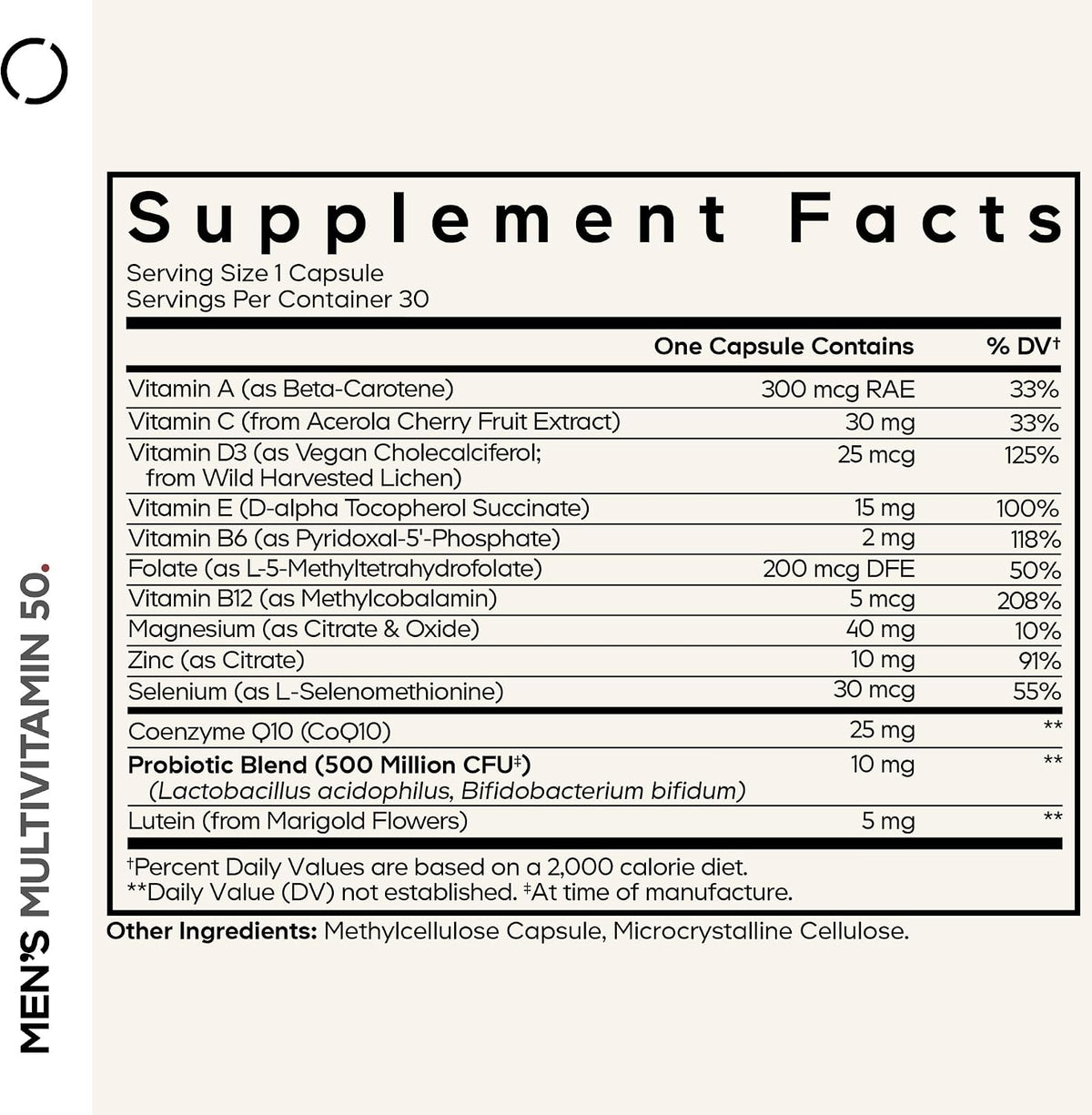 Codeage Men's Multivitamin 50 – Daily Multivitamin for Men Over 50 - görsel 2
