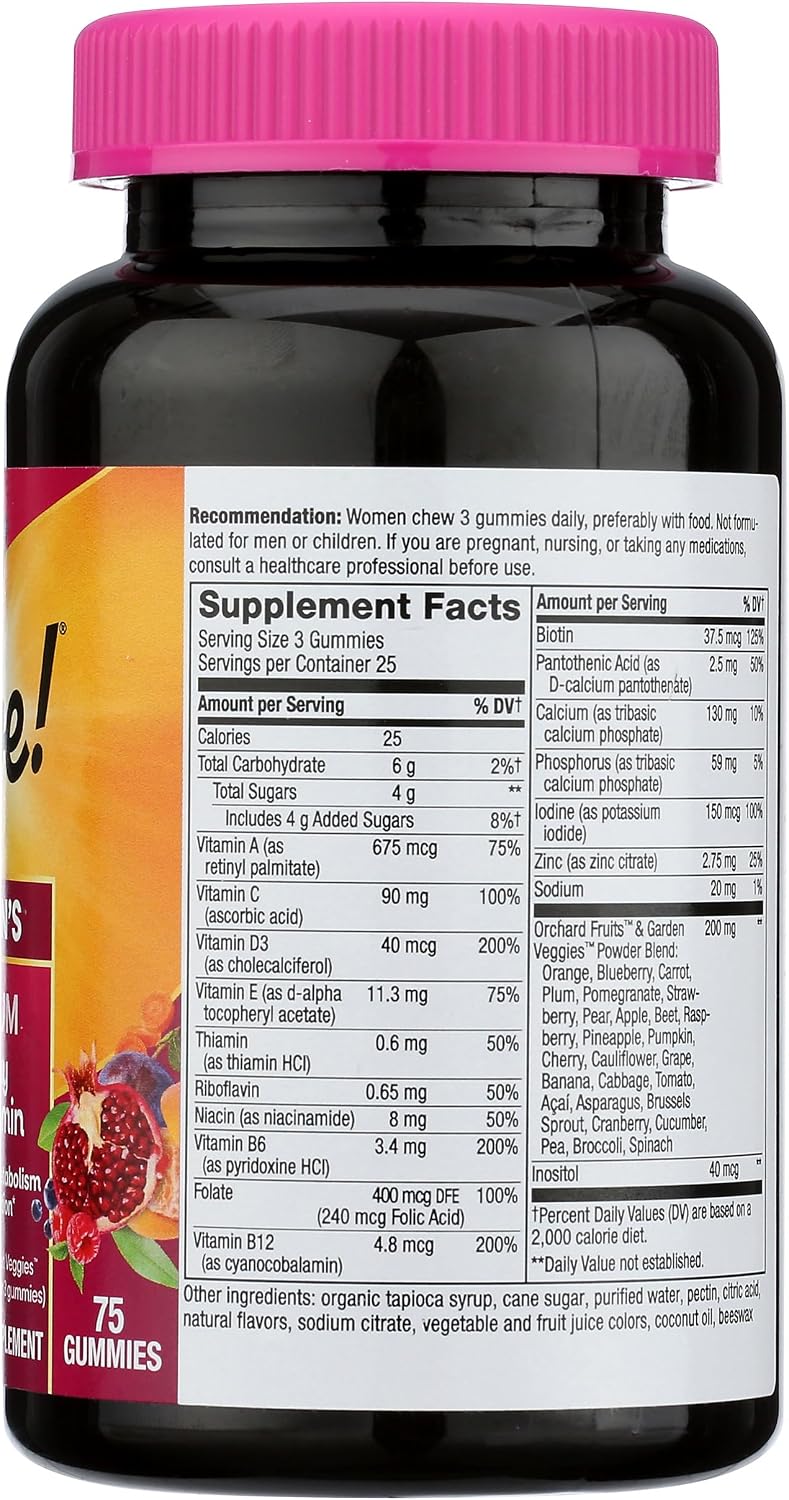 Nature's Way Alive! Women's Vitamin Gummies, 75 CT - görsel 6