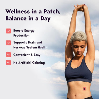 Klova Wellness Patches for Immune Support & Daily Wellbeing – 24-Hour Calm Patch with Zinc, Bee Propolis & Pterostilbene