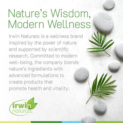 Irwin Naturals Stress-Defy Mood Support – 84 Liquid Softgels – Calm, Balance & Emotional Wellness