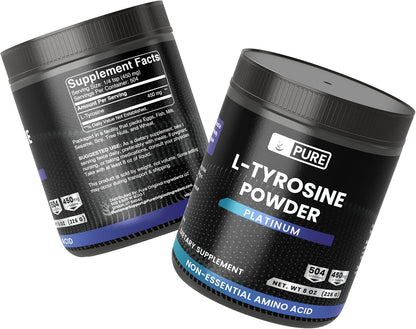 PURE ORIGINAL INGREDIENTS L-Tyrosine Powder, 227 g, Always Pure, No Additives or Fillers