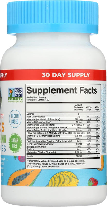 Mary Ruth's Kids Sugar-Free Multivitamin Gummies, 30 Gummies