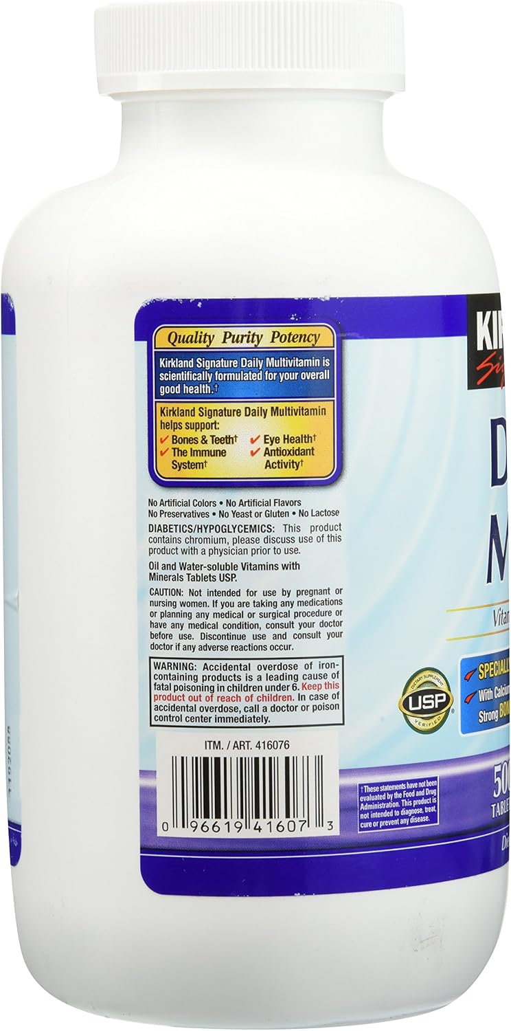 Kirkland Signature Daily Multi, 500 Tablets (2 Pack) - görsel 2