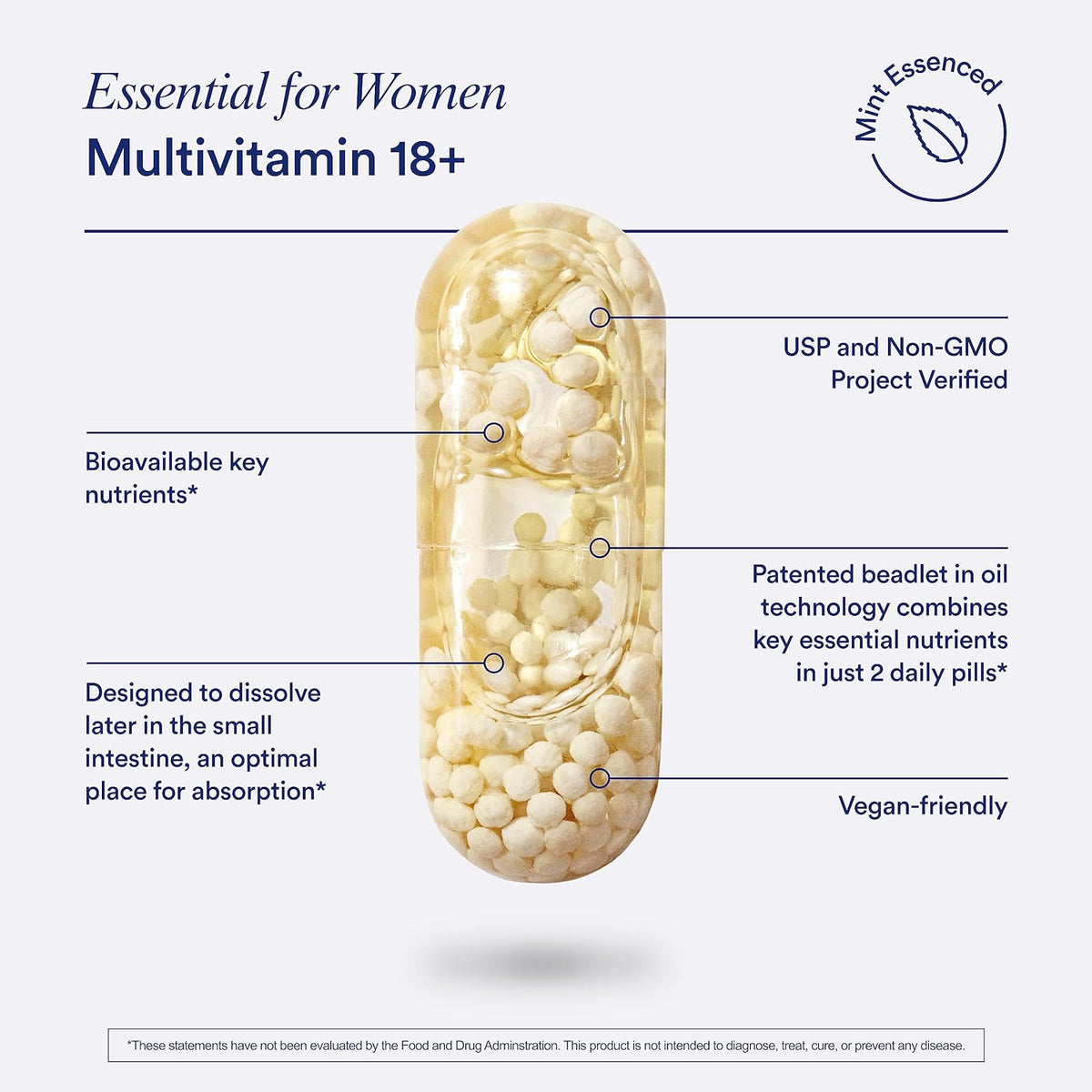 Ritual Women's 18+ Daily Multivitamin – 9 Key Nutrients – 60 Capsules (30 Servings) - görsel 5