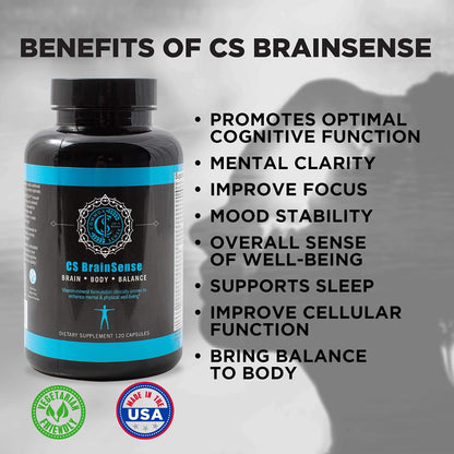 BrainSense Mood Stabiliser & Brain Supplement