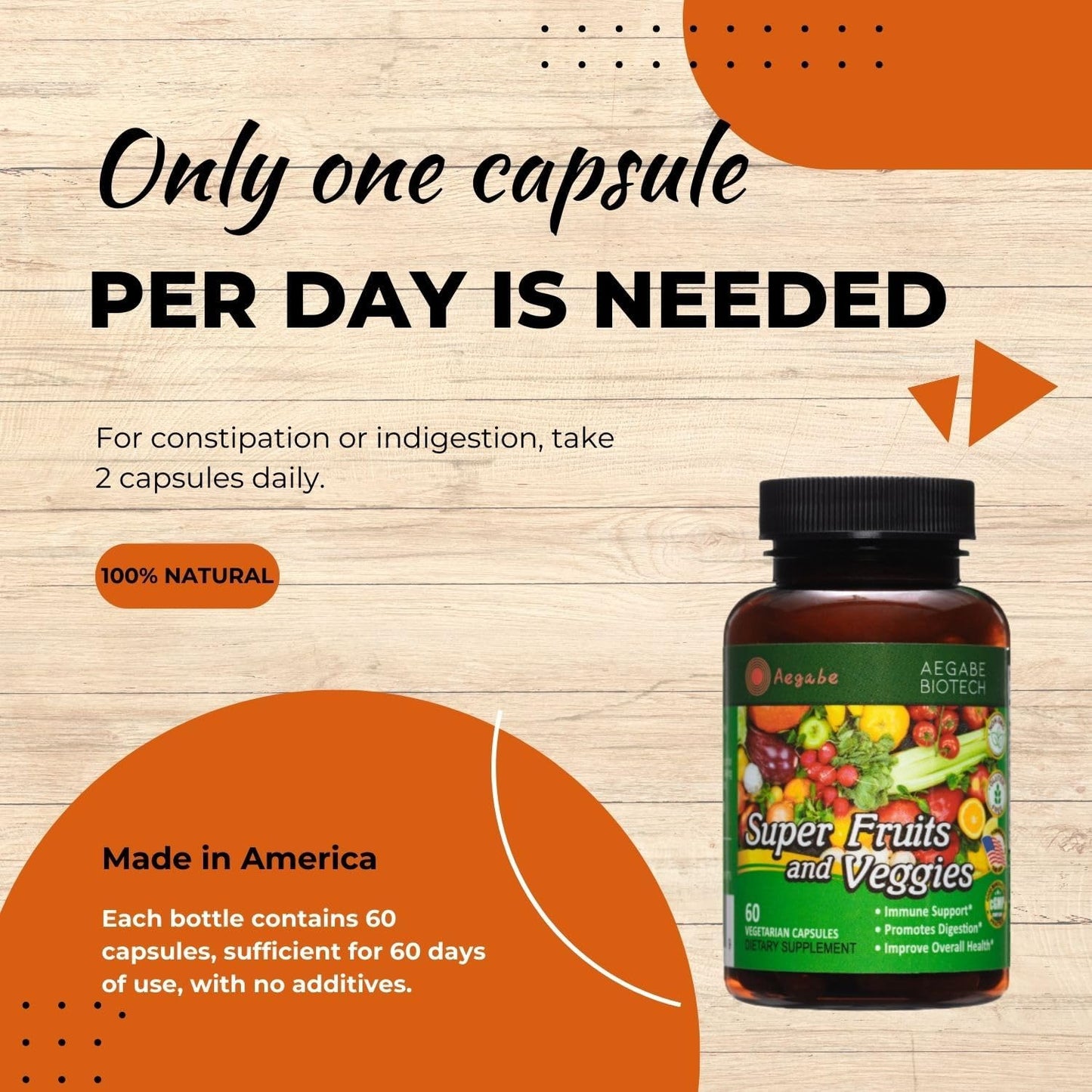 Balance of Nature Fruit and Vegetable Supplements (36 Fresh Vegetables and Fruits) - 60-Day Supply - görsel 6