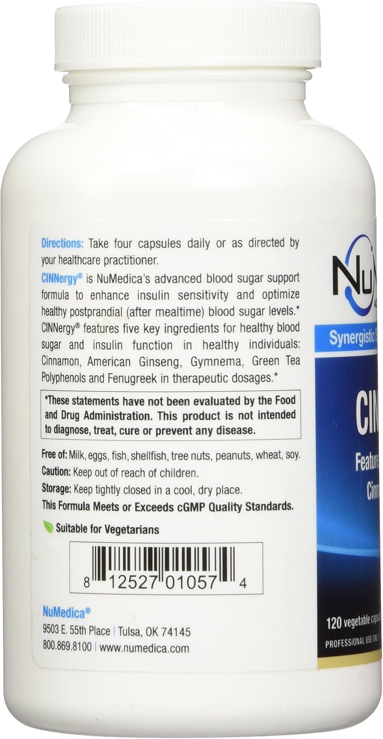NuMedica CINNergy 120 Capsules - görsel 4