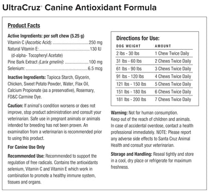 UltraCruz® Canine Antioxidant Formula, 120 Chews