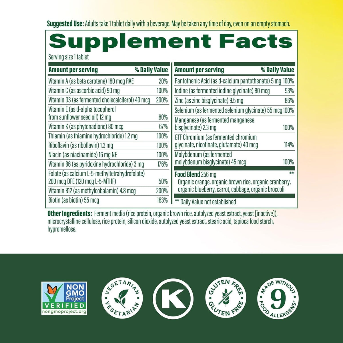 MegaFood Women Over 55 One Daily Multivitamin - 60 Tablets - görsel 3