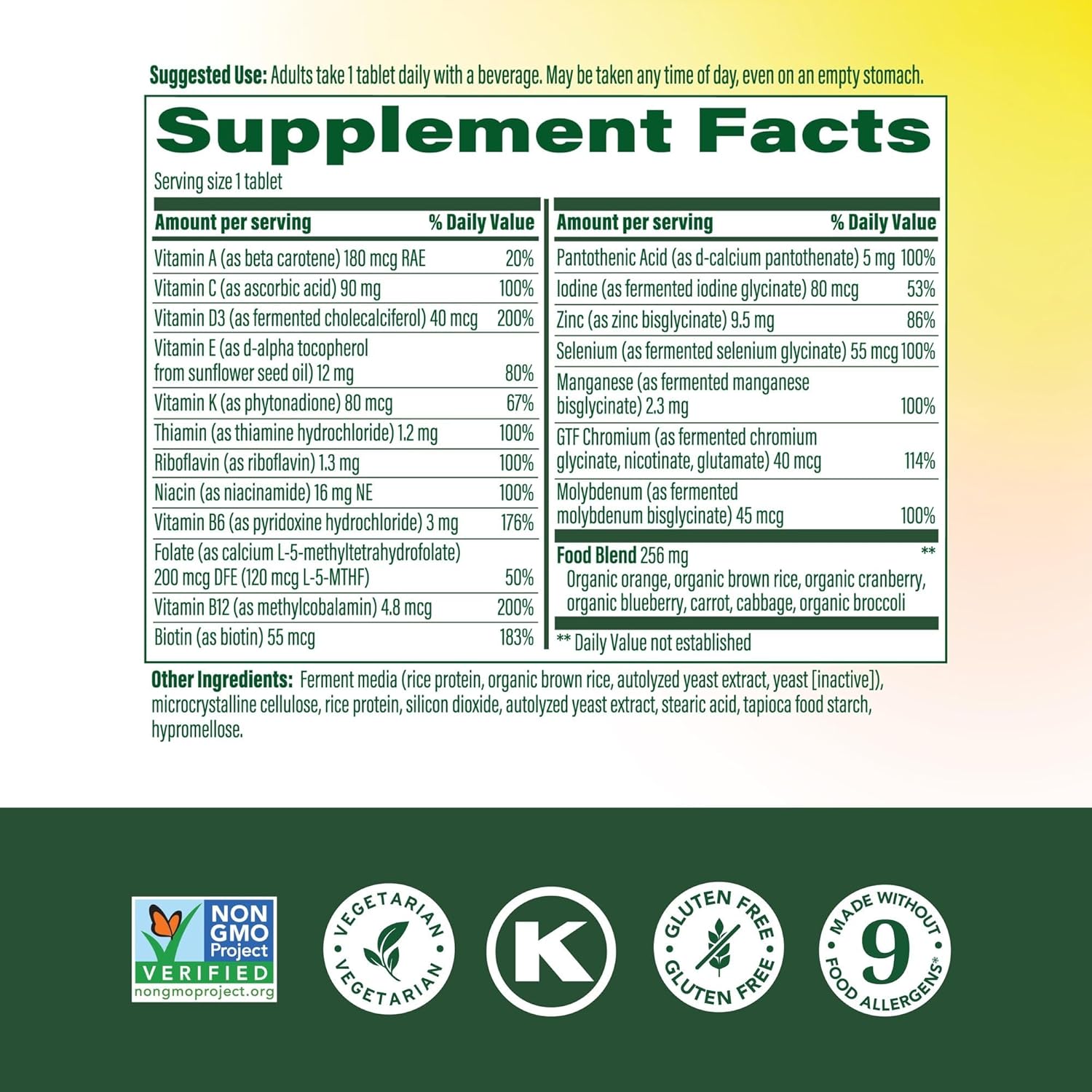 MegaFood Women Over 55 One Daily Multivitamin - 60 Tablets - görsel 3