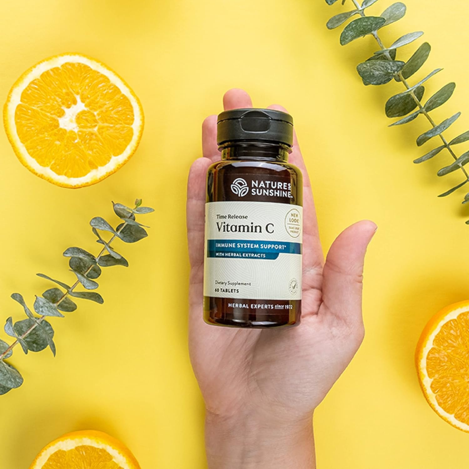 Nature's Sunshine Vitamin C Time-Release, 1000 mg, 120 Tablets - görsel 2