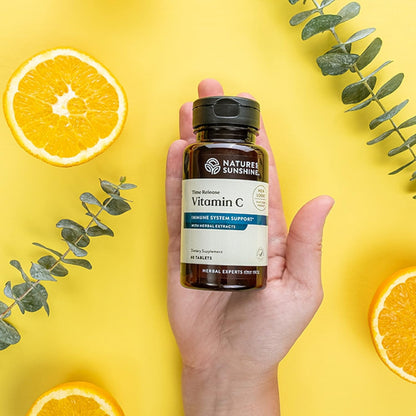 Nature's Sunshine Vitamin C Time-Release, 1000 mg, 120 Tablets