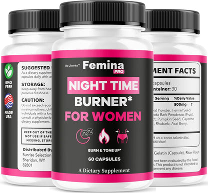 FeminaPro Nighttime Advanced Formula - 60 Capsules