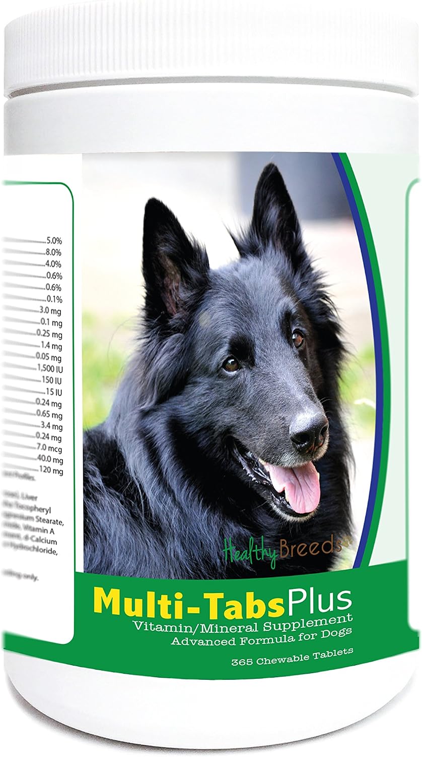 Healthy Breeds Belgian Sheepdog Multi-Tabs Plus Chewable Tablets 365 Count - görsel 1