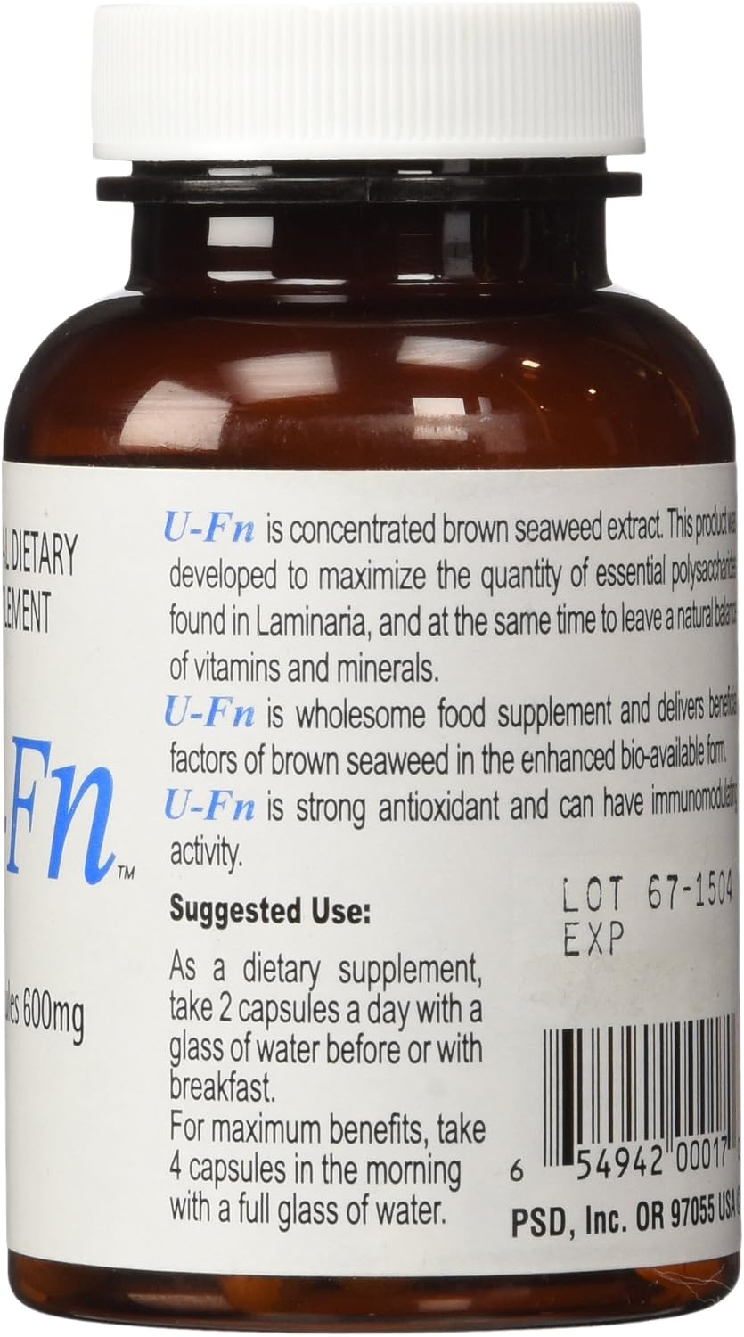 U-Fn U-Fucoidan Extract - 60 Capsules, 600 mg - görsel 2