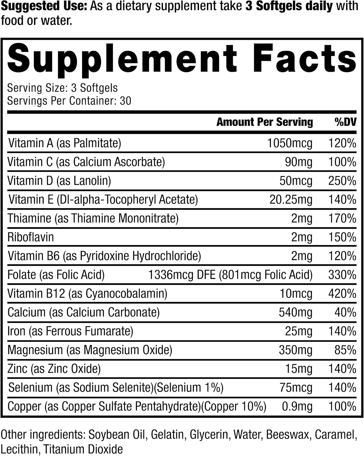 Gut Multivitamins: Nutritional Support for IBD Softgels 30-Day Supply - görsel 2
