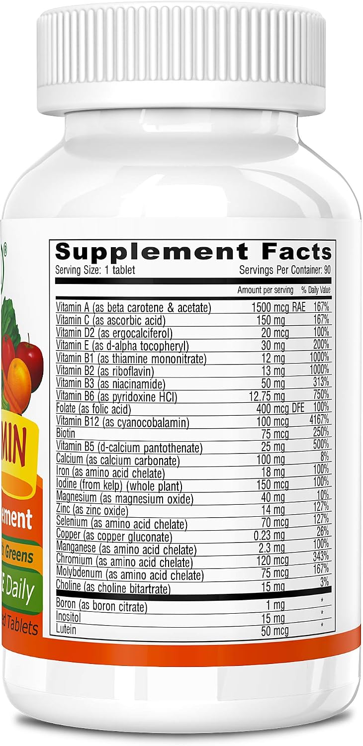 Deva Vegan Multivitamin and Mineral Supplement - 90 Coated Tablets - görsel 2