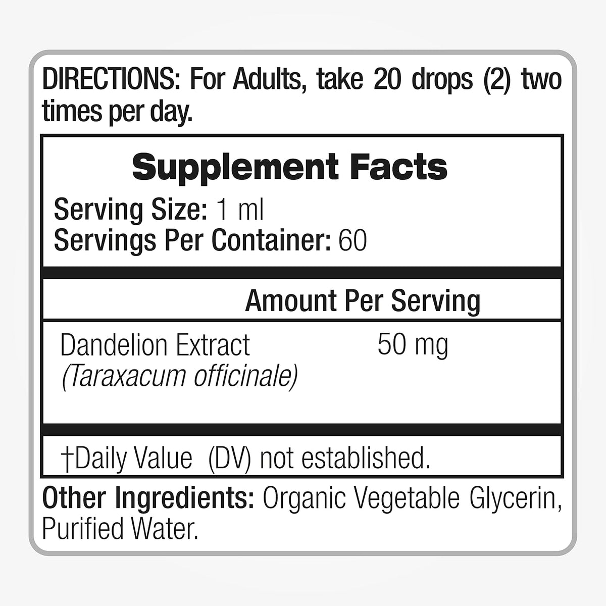FITO MEDIC'S Dandelion Tincture – Vegan Dandelion Root Drops for Digestive Health & Immune Function, Alcohol-Free, Ultra High Absorption - görsel 6