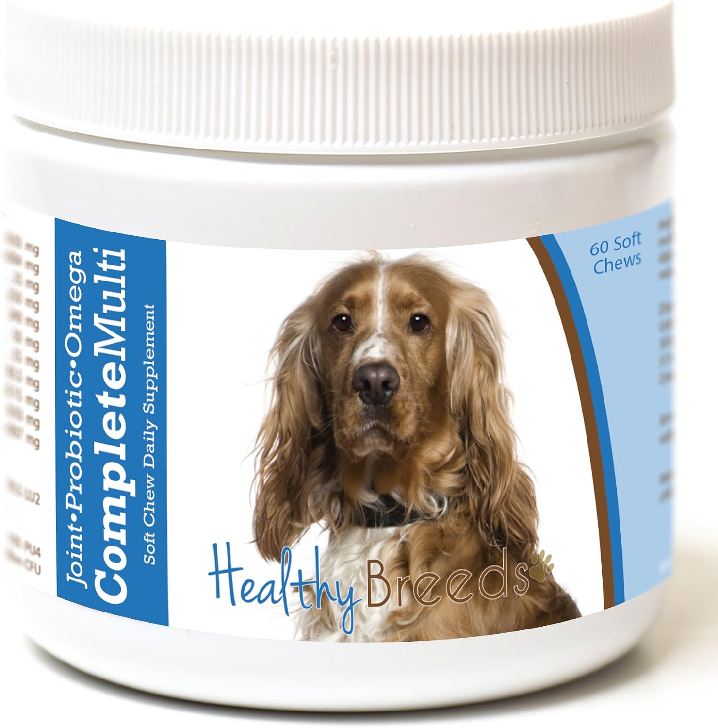 Healthy Breeds English Cocker Spaniel All-in-One Multivitamin Soft Chews, 60 Chews - görsel 1