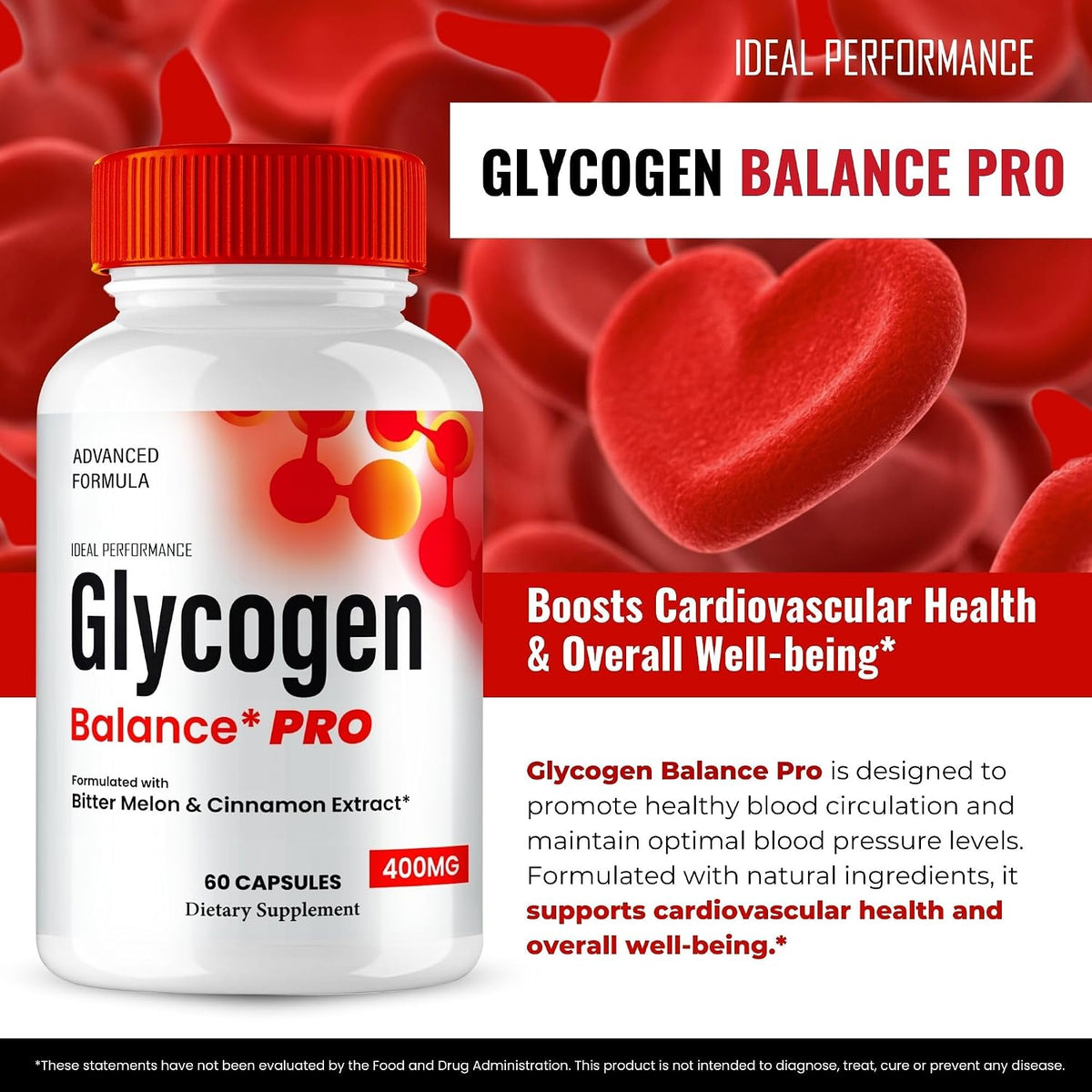 Glycogen Balance Pro Advanced Blood Formula Capsules – Maximum Strength, Natural Healthy Circulation & Stable Levels (60 Capsules) - görsel 4