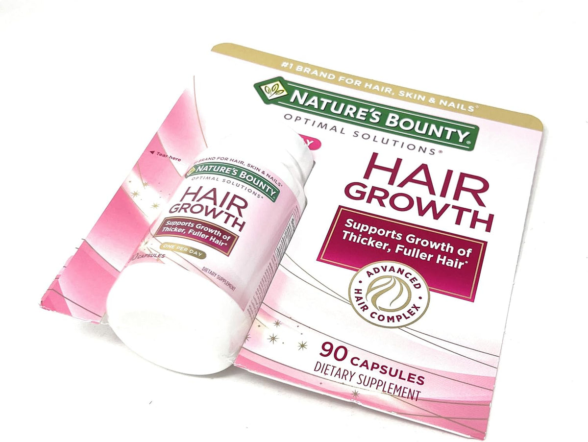 Nature's Bounty Hair Growth Supplement, 90 Capsules - görsel 5