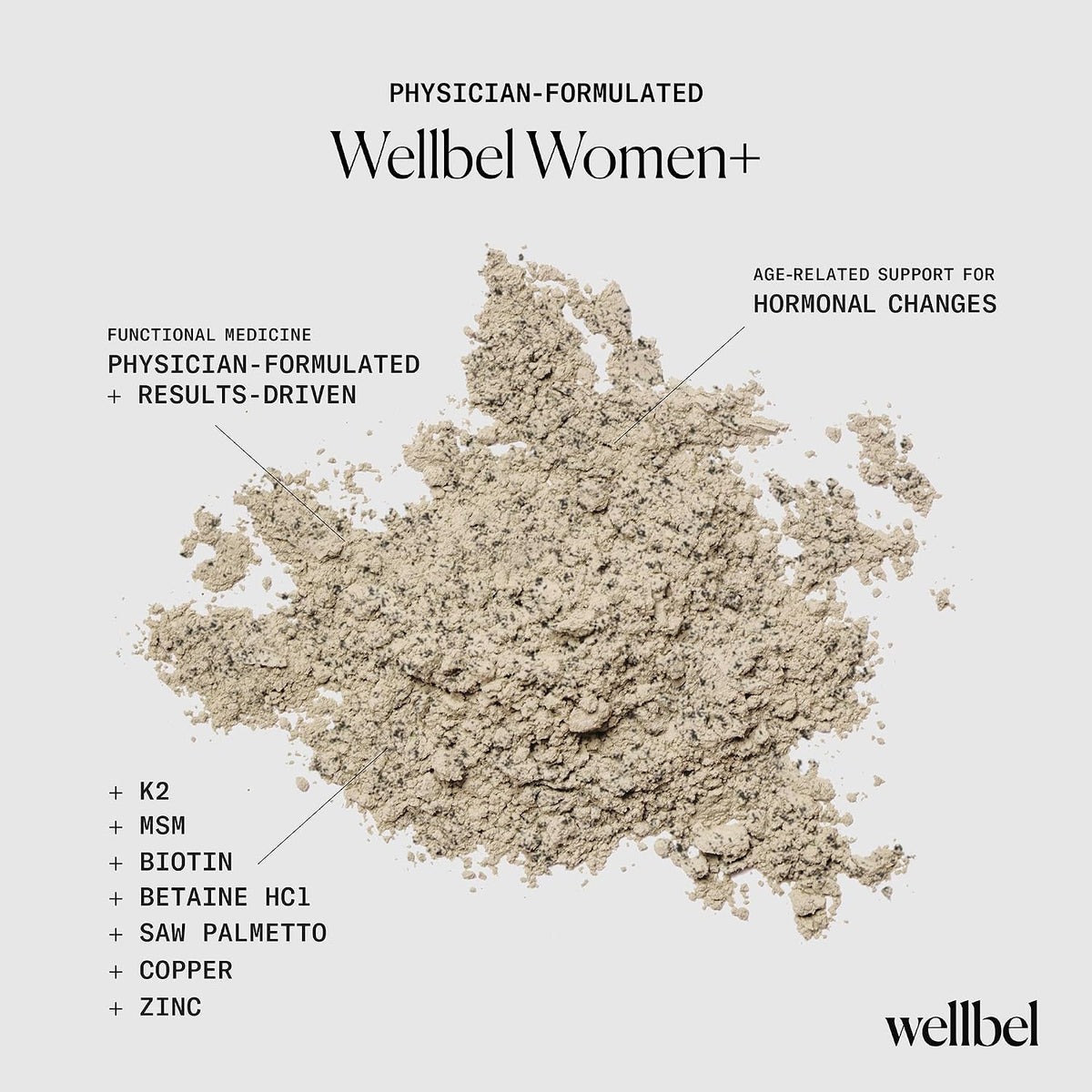 WELLBEL Women+ Clean Supplement for Hair, Skin and Nails - Vegan, Gluten-Free, Non-GMO - 90 Capsules – Image 3
