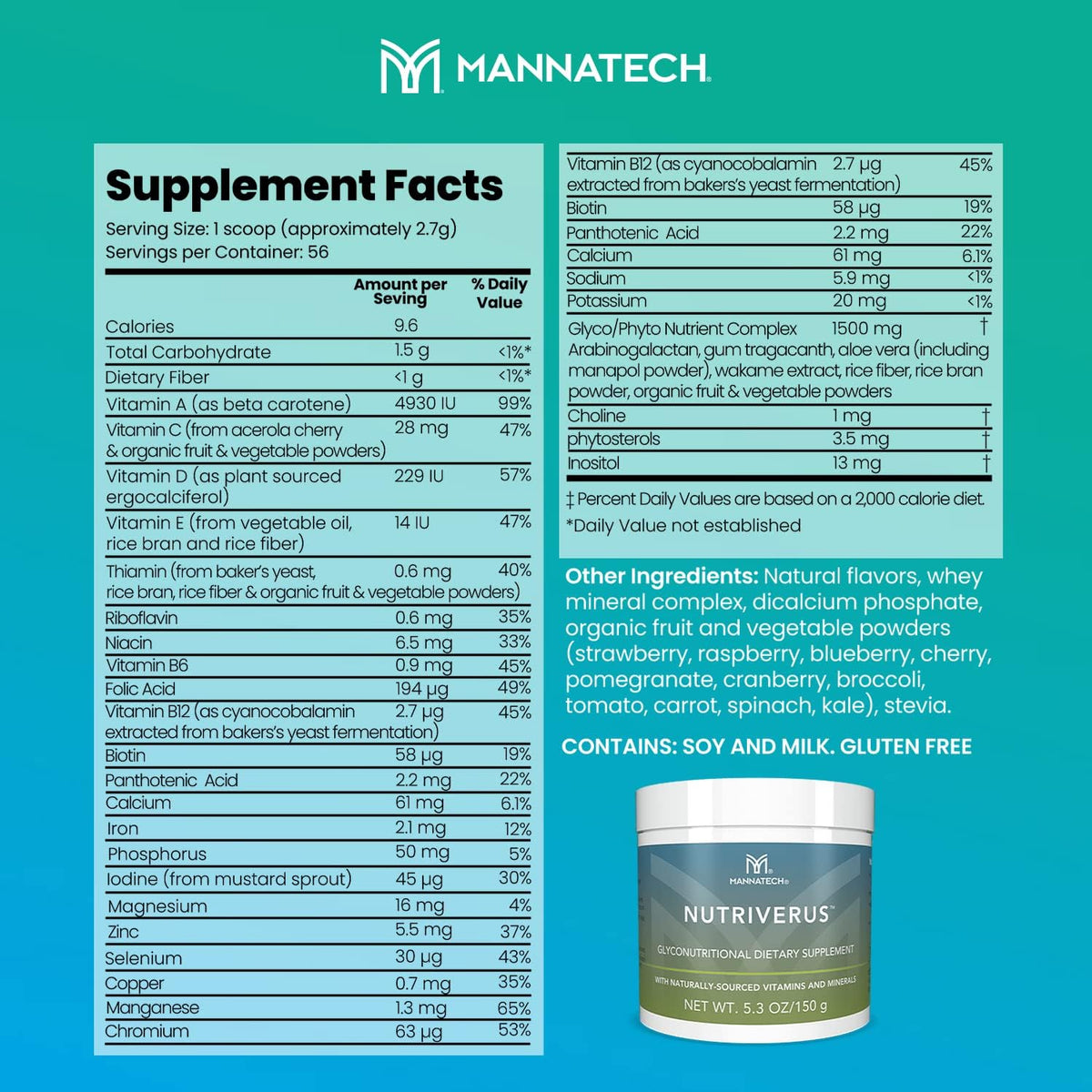 NutriVerus Glyconutritional Supplement - görsel 2