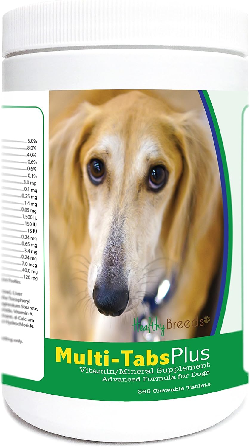 Healthy Breeds Sloughi Multi-Tabs Plus Chewable Tablets 365 Count - görsel 1