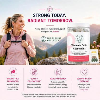 2nd Springs Daily 7 Essentials Women's Vitamin Pack