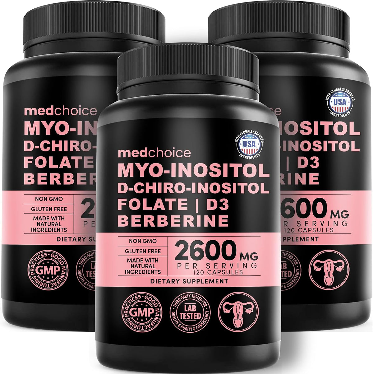 14-in-1 Women's Inositol Complex (Pack of 3) - görsel 1
