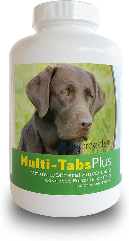 Healthy Breeds Labrador Retriever Multi-Tabs Plus Chewable Tablets, 180 Tablets