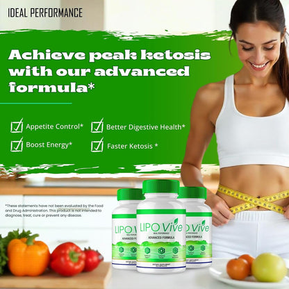 LipoVive Capsules – Advanced Formula for Daily Energy Support (60 Capsules)