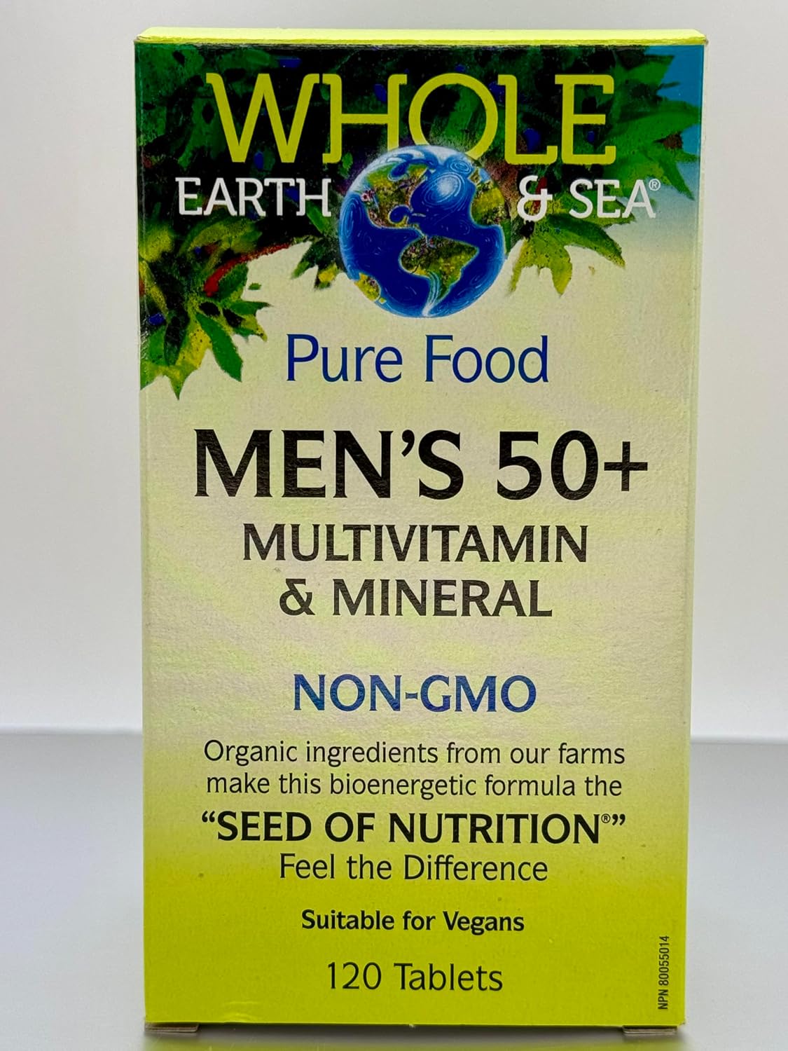 Natural Factors Whole Earth & Sea Men's 50+ Multivitamin & Mineral - görsel 2