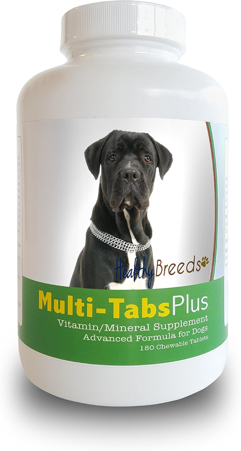 Healthy Breeds Cane Corso Multi-Tabs Plus Chewable Tablets 180 Count - görsel 1