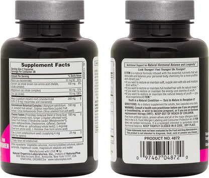 Nature's Plus E Fem - 60 Capsules