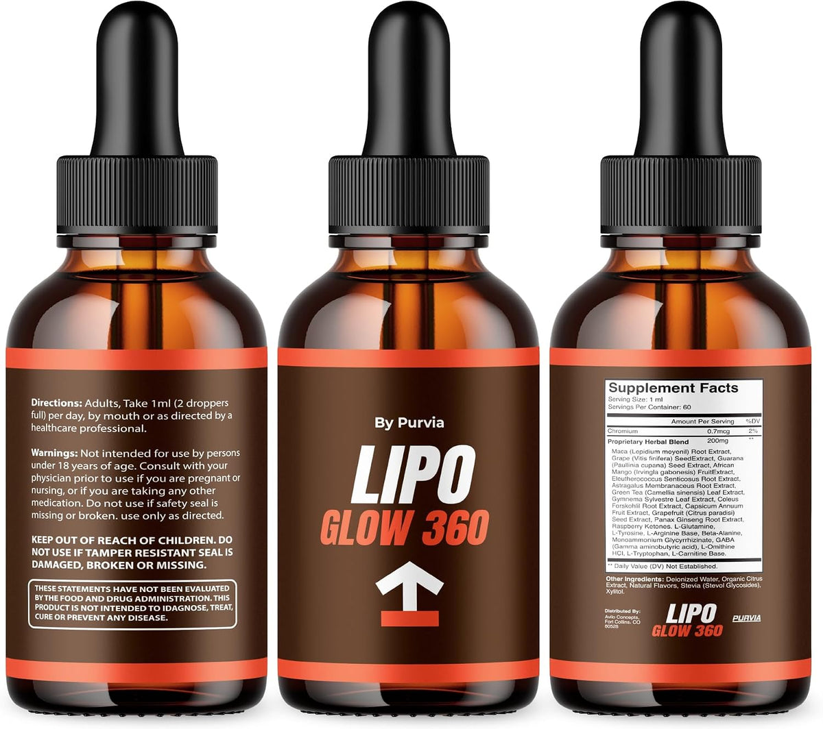 (3 Pack) Lipo Glow 360 Liquid Drops - görsel 2
